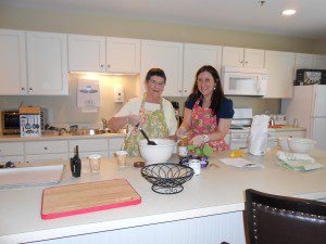 Armbrook Village held its first Baking Club meeting this week. They made Peanut Butter Blossom cookies and filled the community's brand new halls with the delicious aroma of cookies baking in the oven. "Pioneer Resident" Sally Stuck is seen here with Tiffany Lagacy, Armbrook Village's EnrichedLIFE Director. (Photo submitted)