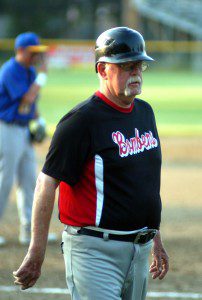 WHS baseball coach Rich Discenza exits. (Photo by Chris Putz)