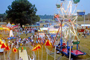 Last year's carnival, located on the grounds of the Powder Mill Middle School in Southwick. (File photo by Frederick Gore)