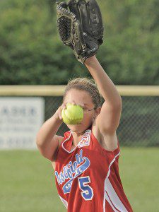 Westfield Senior League All-Star pitcher Samantha Schieppe dominated Quaboag batters again. (File photo by Frederick Gore)
