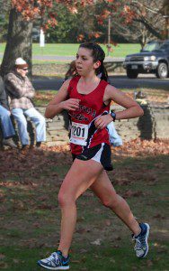 Westfield's Leah Rucki cruises along at last year's Pioneer Valley Interscholastic Conference championship
