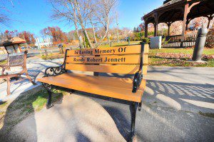 A new memorial bench has been placed at the North Boat Ramp in Southwick. Anyone wishing to purchase a custom memorial bench can contact the Lake Management Committee at 569-0515. 