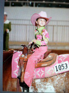 Dakota Peckham rides Good Timing Tommy en route to finishing fifth in her youth division.