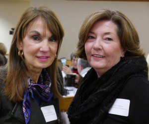 Thea Katsounakis, Vice President at U.S. Trust Bank of America, and Amy Carignan, of the Westfield State Foundation. (Photo submitted)