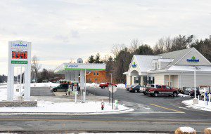 The new Cumberland Farms at the intersection of North Road and Southampton Road recently opened for business. (Photo by Frederick Gore)