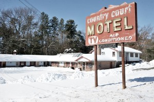 The Westfield Planning Board discussed last night a special permit for the Country Court Motel to be converted into efficiency apartments. (Photo by Frederick Gore) 