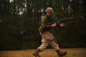 Marine Corps recruit A.J. Zazzaro in action during training on Parris Island. The Crucible is the final test for Marine Recruits before they graduate boot camp. Zazzaro headed to boot camp on December 15, 2013.  His departure was delayed 30 days by the government shutdown. Zazzaro is the son of Joseph Zazzaro, Jr. and Katherine Zazzaro of 138 Joseph Ave.  He is a 2011 Westfield High School graduate. He will head to Camp Lejeune, NC for his first assignment.