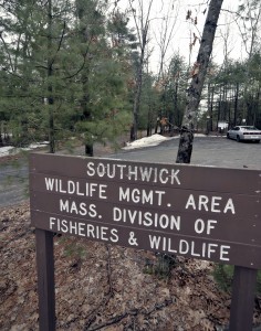 Town and state officials have expressed concern over the wildlife and vegetation damage caused by off-road motorized vehicles. The area has multiple signage locations which clearly state no motorized vehicles allowed into the protected area. (Photo by Frederick Gore)