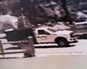 An operator of a white pickup truck seen is believed to have knowledge of a bicycle stolen on Bates Road Friday. City police ask that anyone who recognizes the truck or has knowledge of the theft call the Detective Bureau at 572 6400. (Photo Courtesy WPD)