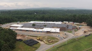 Construction and renovations continue at the Southwick-Tolland-Granville-Regional Middle High School. (File photo by Frederick Gore)