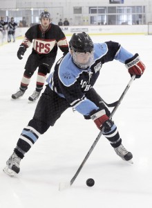 The Icehawks battle HPS during a 2014 Kevin Major Memorial Tournament ice hockey game. Amelia Park will once again be host to the tourney, beginning Wednesday night.