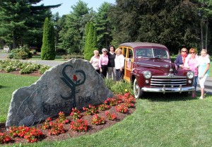 Several members of this year’s fundraising event, "Park Yourself in the 50s" committee gather at the Stanley Park’s "Welcome Circle".  They ask for you to join them for a night of remembrance of the 1st decade of Stanley Park. (Photo submitted)