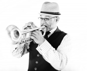 Etienne Charles, Afro-Caribbean jass trumpeter and bandleader, headlines the Northampton Jazz Festival. 