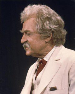 Hal Holbrook as Mark Twain