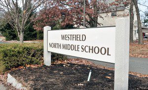 34 North Middle School Sign
