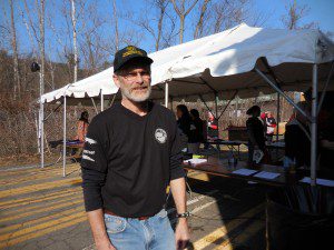Race Committee Chairman Ed Smith, from Huntington, said, “It’s a beautiful day for the race – good weather and good water.”  Over 200 boats were entered in the novice and expert races, with prizes awarded in all categories. (Photo by Amy Porter)