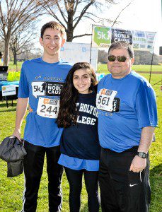 Participants pose for a photo prior to Saturday's 31st Annual 5K Run / Walk for a Noble Cause at Stanley Park. (Photo by Frederick Gore)