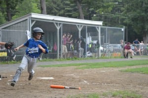 Connor Sagan (pictured) and Patrick Flaherty opened the Westfield American scoring in the third inning on Jacob Wagner's double. Westfield would score four runs in the third en route to a 5-4 win in Easthampton.