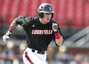 Lousville's Ryan Summers, of Westfield hits his stride against Wake Forest. (Courtesy of Louisville University Sports Information)