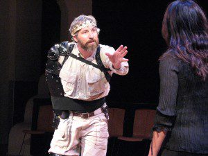 Stephan Wolfert in Cry Havoc at Shakespeare and Company