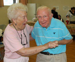 Clare and Jack Ashe dance to a polka. Steps you never forget. (photo by Don Wielgus)