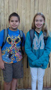Domenic & Rylee Altieri starting 6th grade at North Middle