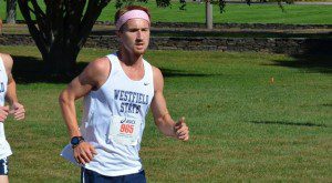 Mike Skelly competes at the 2015 James Earley Invitational. (Photo courtesy of Westfield State University Sports)