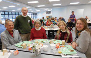 Dr. David Hopson, Phil and Barbara Winterson, and Carole Burke of Russell, and Deb Bogoff of Montgomery