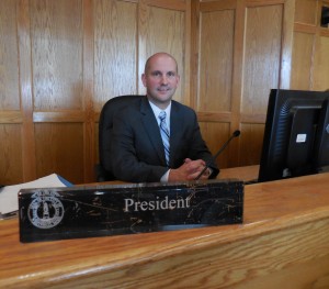 Brent B. Bean II was unanimously re-elected president of the City Council at Thursday's meeting. (Photo by Amy Porter)