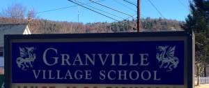 Granville Village School sign