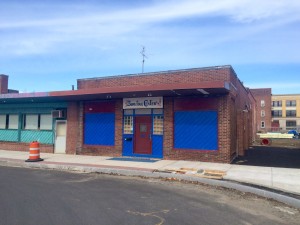 This bowling alley on Church Street is set to be purchased and demolished as part of the Gaslight District improvements. An appropriation for the purchase was ta led by the Westfield City Council last week. (Photo by Hope E. Tremblay)