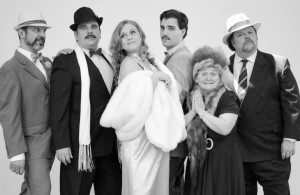 The cast of On The Twentieth Century at Theatre Guild of Hampden.