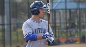 Anthony Crowley bashed a home run and drove in four runs in the opener as Westfield State swept MCLA in a MASCAC doubleheader on Wednesday afternoon. (file photo)