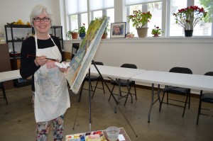 Marie Flahive will be among the artists participating in the city's first Art Walk: Arts on Elm event June 4.