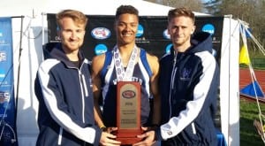 The men's track team won the MASCAC outdoor championship for the second year in a row. (Photo courtesy of Westfield State Sports)
