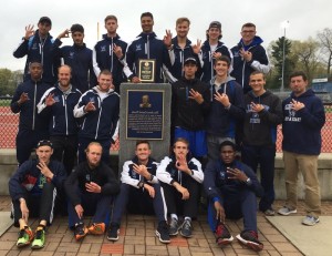 Westfield State Men's Track & Field finished third at the New England Division III Championships. (Courtesy of Westfield State Sports)