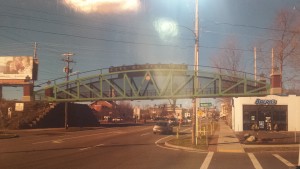 Rendering of potential Main St. bridge on the Columbia Rail Trail.