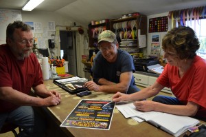 Working behind the scenes on logistics for Southwick Days are Bob Fox, David Sutton, and Ellen Miles. (Westfield News File Photo)