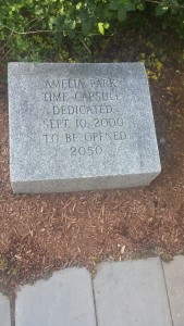 The Amelia Park time capsule, set to open in 2050.