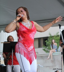 Samirah Evans headlines the Springfield Jazz and Roots Festival.