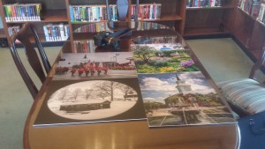 Collection of Cowles' photos, similar to the ones that will be hidden in the city during Art Drop Westfield.