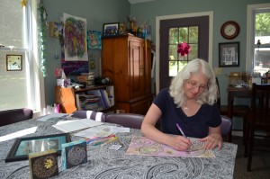 Christine Southworth, an RN/Holistic Nurse Educator and Expressive Arts Facilitator, will offer "Quiet Your Mind With Line Design" at the Rinnova Shoppe/Gallery on Elm Street next month.