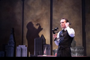 Austin Lombardi as Fiorello LaGuardia in Berkshire Theatre Group’s Fiorello.. Photo by Emma Rothenberg-Ware
