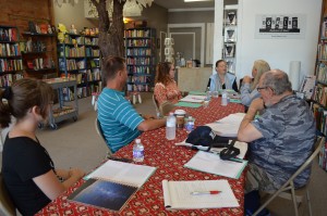 Gayle Gray, center, has launched a Westfield Writers' Project which meets at the Bookclub Bookstore & More!