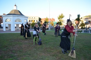 Whip City Witches enjoy rehearsing on the Westfield Green.