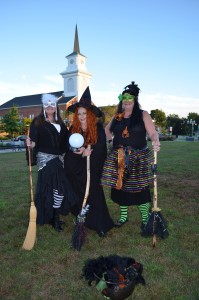 Founders of Whip City Witches are Lori McElhiney, Ginnie Bassi, and Cindy Pendleton.