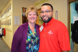 Jose Roman, program director at the Boys & Girls Club of Greater Westfield, nominated Kellie Brown for the elite Maytag Dependable Leader Award. Brown was recognized for winning the award Wednesday night.