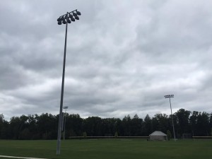 New lights will be installed at athletic fields at Whalley Park. (Photo by Greg Fitzpatrick)
