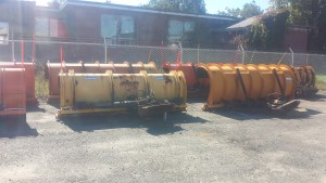 Rows of plows at Ponders Hollow Road