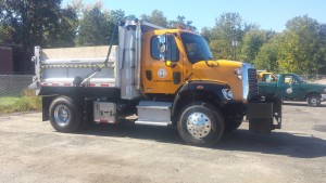 One of the vehicles used for snow removal and salt spreading. 